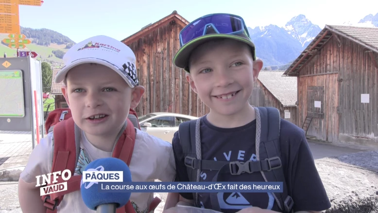La course aux œufs de Château-d’Œx fait des heureux