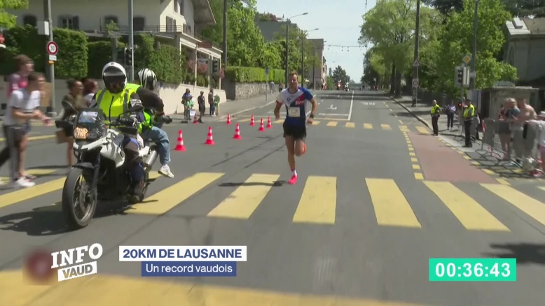 Maxime Fluri signe un record sur le parcours des 10km