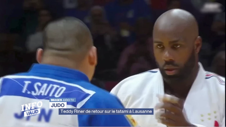 Teddy Riner de retour sur le tatami à Lausanne