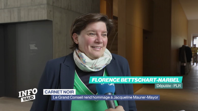 Le Grand Conseil rend hommage à Jacqueline Maurer-Mayor