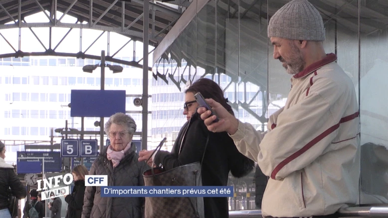 D'importants chantiers prévus cet été sur le réseau CFF