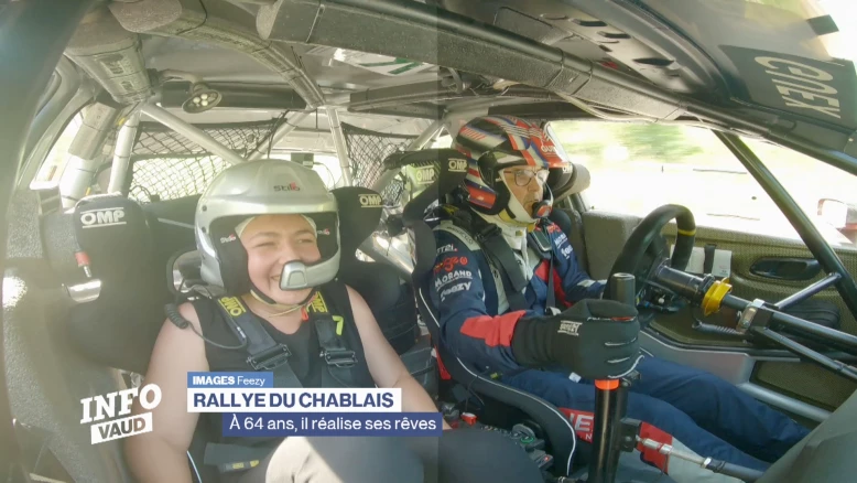 À 64 ans, il participe au Rallye du Chablais