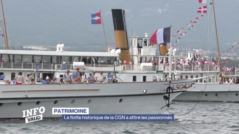 La flotte historique de la CGN a attiré les passionnés
