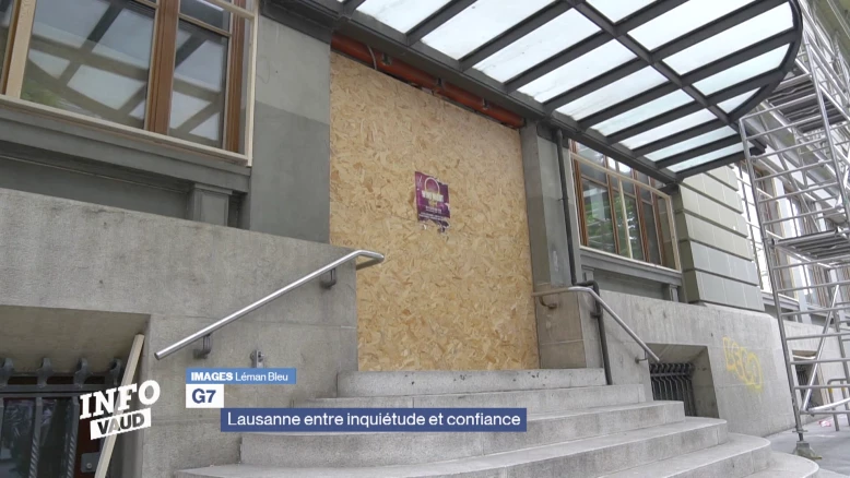 G7: Lausanne partagée entre confiance et inquiétude