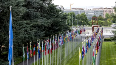 Marche silencieuse pour la paix à Genève, 150–250 participants