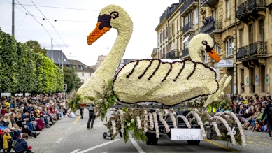 Corso fleuri à Neuchâtel: franc succès, fréquentation en hausse
