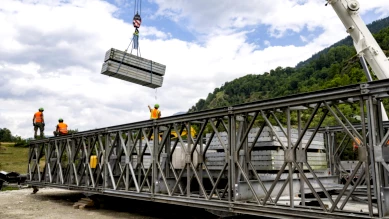 Lourtier: le pont militaire fermé dès jeudi 17h, circulation alternée