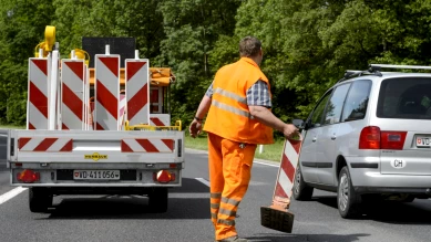 Route de Crassier à Eysins : début du chantier de requalification