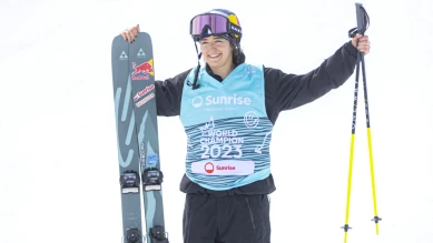 Mathilde Gremaud remporte sa 15e coupe du monde en slopestyle à Stubai