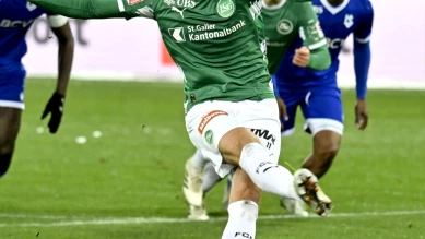 Super League : Lausanne s'incline 1-0 à Saint-Gall sur penalty tardif