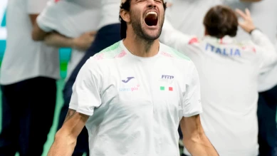 L'Italie bat l'Espagne 2-0 et décroche sa 3e Coupe Davis d'affilée