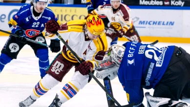 Genève-Servette s'impose 5-2 à Fribourg et dépasse les Dragons