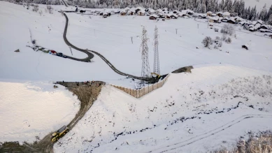 Lourtier (VS) : nouvelles digues paravalanche pour sécuriser le hameau