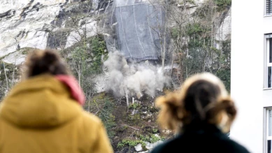 Collombey-Muraz: microminage de 50 m3 sur la falaise de la Barme