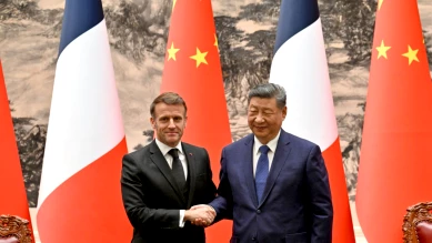 Macron en Chine: appel aux étudiants à ne pas céder à la division