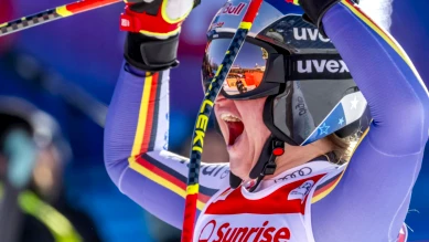 Descente à St-Moritz : Aicher devance Vonn, suissesses larguées