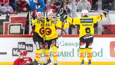 Lausanne: série stoppée en prolongation; Ajoie lourdement battu