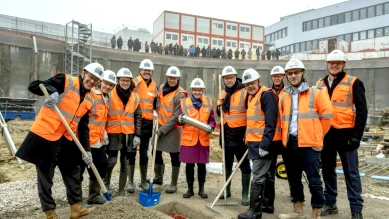 Neuchâtel : première pierre du bâtiment JD7 dédié à la microtechnique