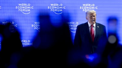 Donald Trump loue sa politique intérieure lors de son discours à Davos