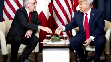 Guy Parmelin a rencontré Donald Trump à Davos sur les droits douaniers