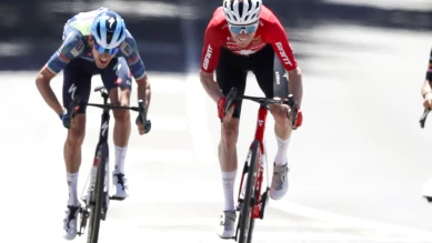 Mauro Schmid 3e au sprint de la 2e étape du Tour Down Under