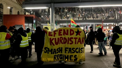 Manifestations pro-kurdes à Bâle, Berne et Zurich pour le Rojava