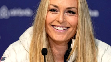 Lindsey Vonn aux JO de Milan-Cortina 2026 avec une attelle au genou