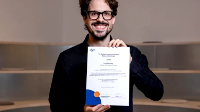 Léo Martinetti remporte le prix meilleur jeune journaliste 2025