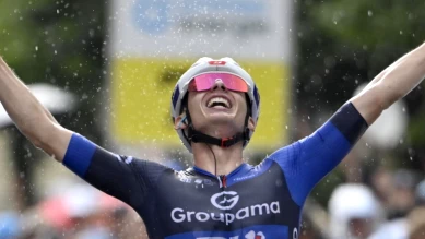 Romain Grégoire triomphe en solitaire lors de l'étape inaugurale du Tour de Suisse