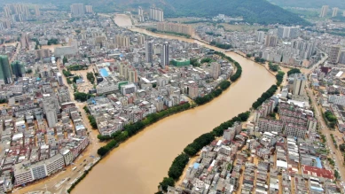 Inondations en Chine : 80'000 évacuations dans le Guizhou