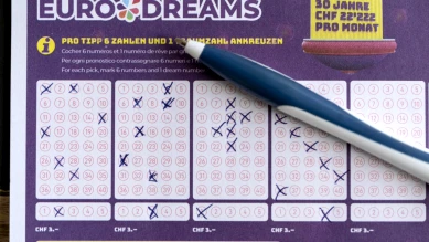 Aucun gagnant à l'Eurodreams pour 22'222 francs par mois