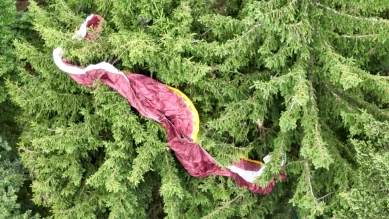 Parapentiste coincé dans un arbre à Zoug pendant 9 heures sans blessure