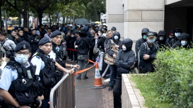 Procès en appel des militants pro-démocratie à Hong Kong sous surveillance