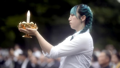Nagasaki : minute de silence à 80 ans de la bombe atomique