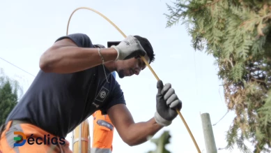 Portraits de trois apprenti·e·s électricien·ne·s de réseaux
