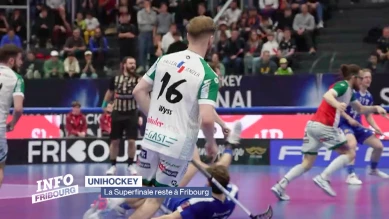 La Superfinale  de unihockey reste à Fribourg
