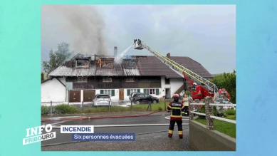 Six personnes évacuées à Courgevaux