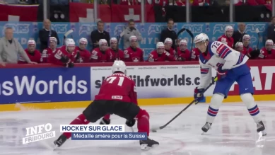 Les hockeyeurs fribourgeois de retour des Mondiaux