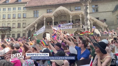 Mobilisation très forte à la grève féministe