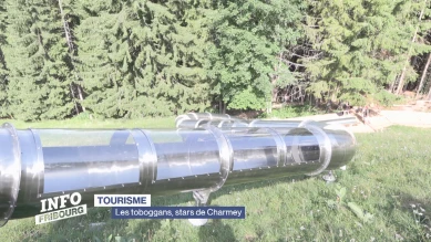 Les toboggans, stars de Charmey