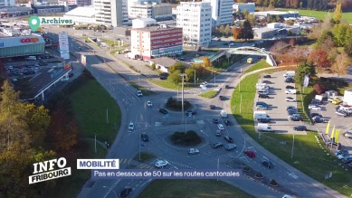 Minimum 50km/h sur les routes cantonales