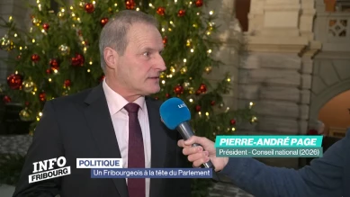 Pierre-André Page devient président du Conseil national