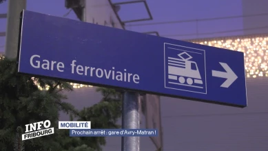 Prochain arrêt : gare d'Avry-Matran !