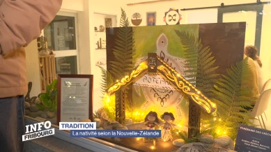 Une crèche maorie à Estavayer