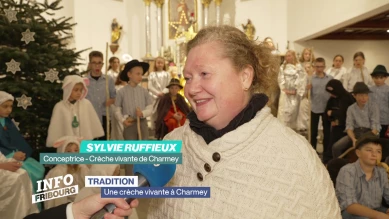 40 enfants pour la crèche vivante à Charmey