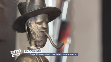 Roger Monney faisait rimer la ferronnerie avec art
