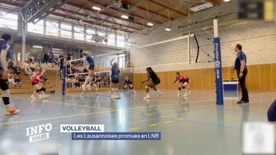 Les volleyeuses lausannoises promues en LNB