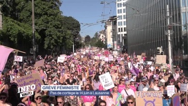 Grève féministe: pas de cortège le 14 juin à Lausanne