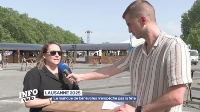 Lausanne 2025 : le manque de bénévoles n'empêche pas la fête
