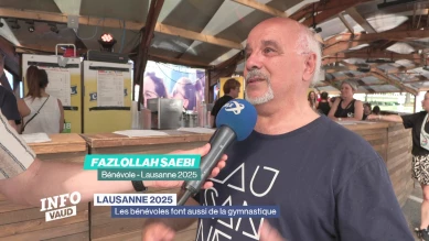 Lausanne 2025 : les bénévoles font aussi de la gymnastique